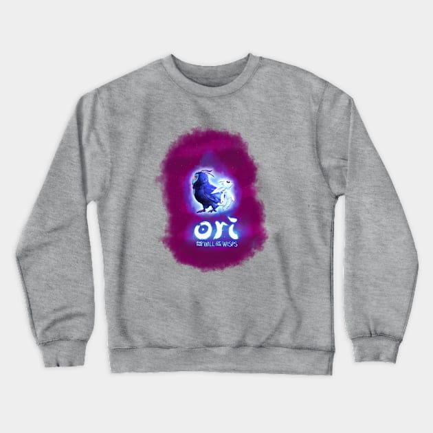 ori and the will of the wisps Crewneck Sweatshirt by TheKMDesigns